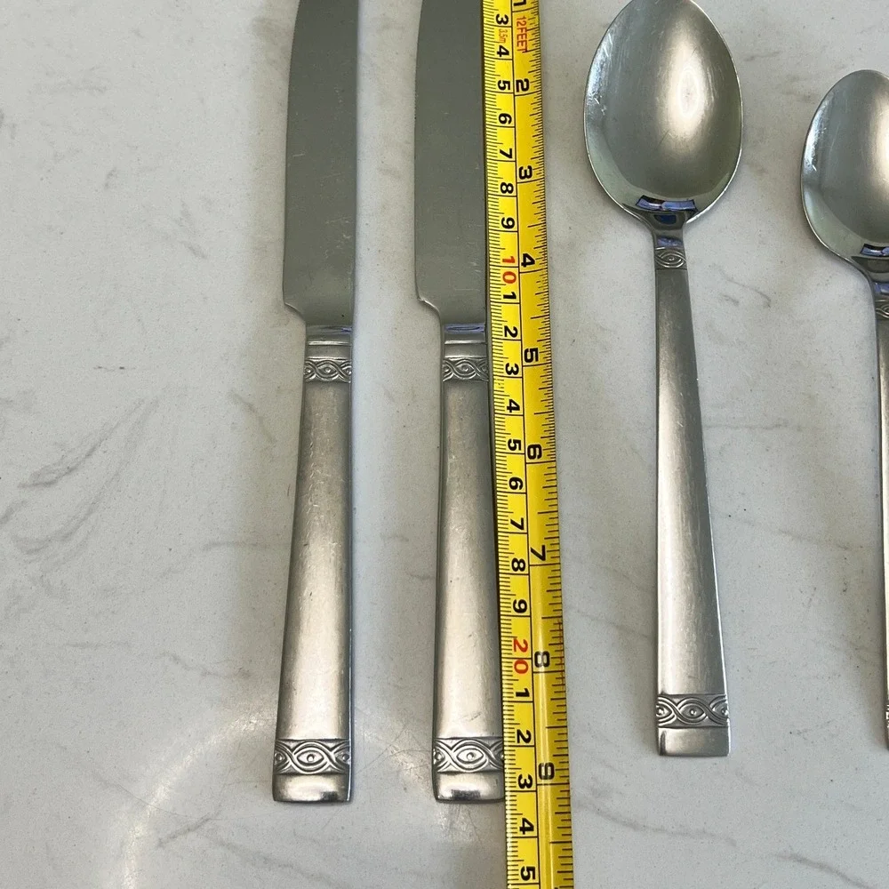 Cambridge Danielle Stainless Flatware Knives Tablespoon Teaspoon‎ Replacement